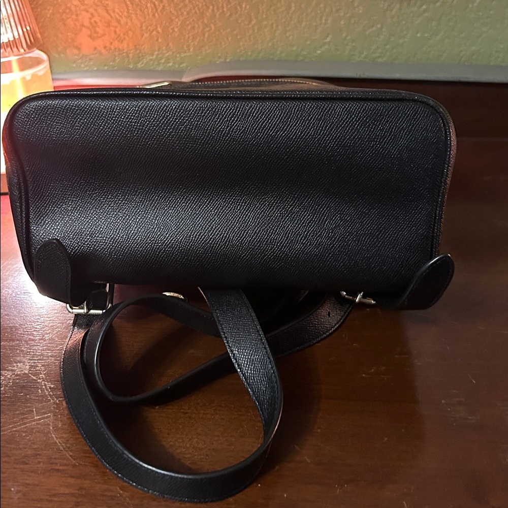 Coach Signature Black and Brown Backpack - Picture 6 of 15